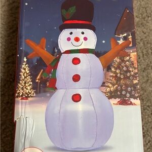 Festive Snowman Inflatable Holiday Decor